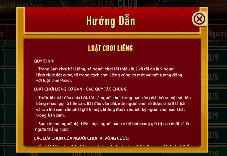 Trải Nghiệm Liêng Tại ManClub Với Giao Diện Mượt Mà Và Tỷ Lệ Thắng Cược Cực Cao