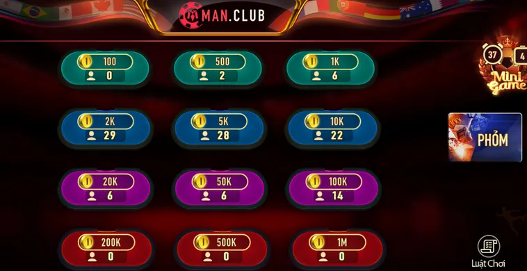 Trải Nghiệm Đỉnh Cao Chơi Phỏm Tại ManClub Với Tỷ Lệ Thắng Cược Cực Khủng