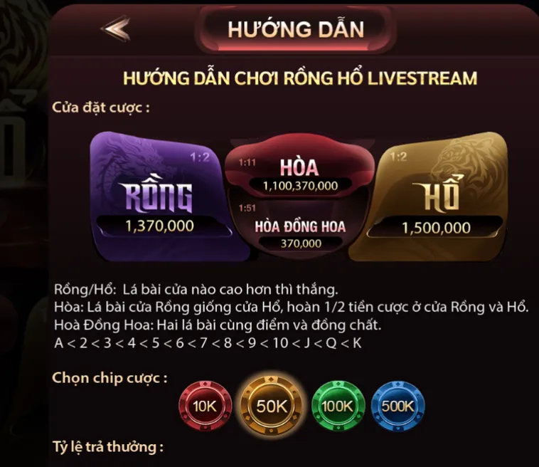 Trải Nghiệm Sảnh Rồng Hổ Livestream Tại ManClub Với Tốc Độ Ván Đấu Cực Nhanh