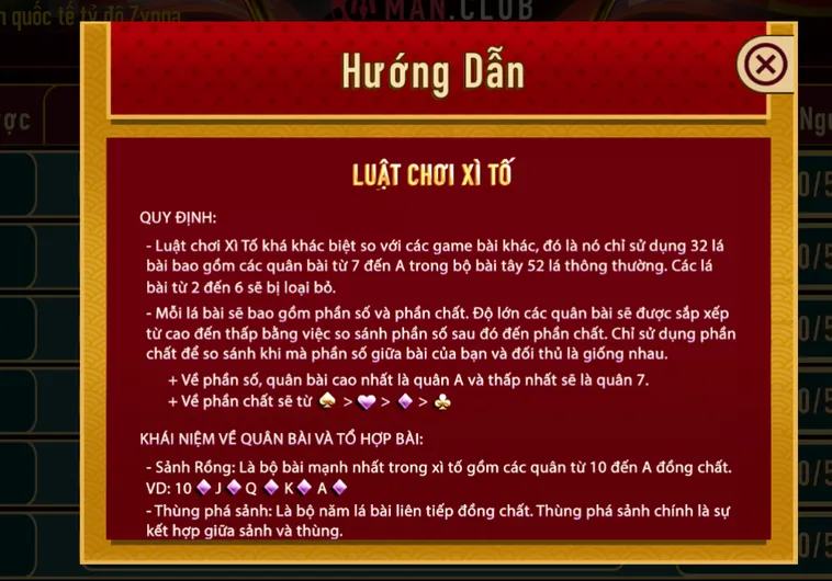 Trải Nghiệm Siêu Phẩm Xì Tố Tại ManClub Với Cơ Hội Thắng Cược Cực Khủng